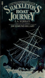 Cover of: Shackleton's boat journey