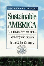 Cover of: Sustainable America by foreword by Al Gore ; edited by Daniel Sitarz.