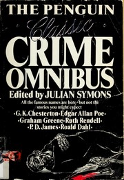 Cover of: The Penguin classic crime omnibus by edited by Julian Symons.