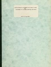 Modification of an ambient air quality model for assessment of US naval aviation emittants