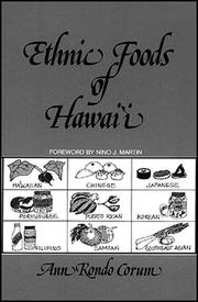 Cover of: Ethnic foods of Hawai'i by Ann Kondo Corum