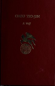 Cover of: Chou Tso-jen. by Wolff, Ernst