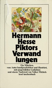 Cover of: Piktors Verwandlungen: ein Liebesmärchen