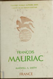 Cover of: François Mauriac