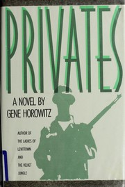 Cover of: Privates by Gene Horowitz