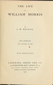 Cover of: The life of William Morris