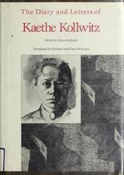 Cover of: The diary and letters of Kaethe Kollwitz