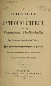 Cover of: A history of the Catholic church...