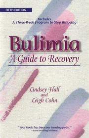 Cover of: Bulimia by Lindsey Hall, Leigh Cohn