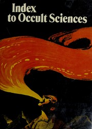 Cover of: Index to occult sciences. by 