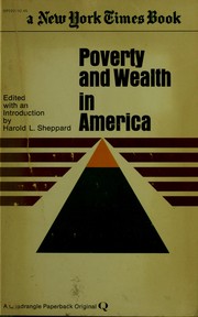 Cover of: Poverty and wealth in America.