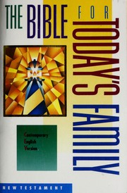 Cover of: The Bible for Today's Family: Contemporary English Version : New Testament (Contemporary English-Version)