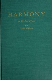 Cover of: Harmony. by Walter Piston