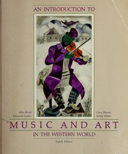 Cover of: An Introduction to music and art in the Western world