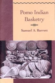Cover of Pomo Indian basketry