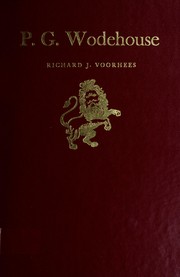 Cover of: P. G. Wodehouse by Richard J. Voorhees