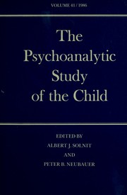 Cover of: The Psychoanalytic study of the child.