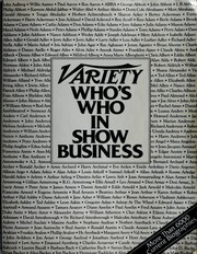 Cover of: Variety who's who in show business
