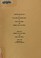 Cover of: Ancestors and relatives of the children and grandchildren of Donald Leon Terrell and Margaret Ellen Lear Terrell