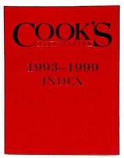 Cover of: Cook's Illustrated 1993 - 1999 Index