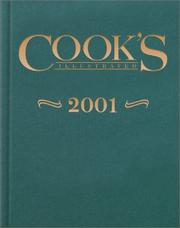 Cover of: Cook's Illustrated 2001 Annual by Cook's Illustrated Magazine