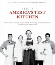 Cover of: Here in America's test kitchen by John Burgoyne