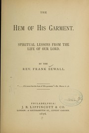 Cover of: The hem of His garment