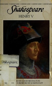 Cover of: Henry V by William Shakespeare