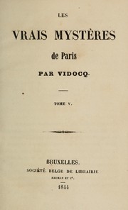 Cover of: Les vrais mystères de Paris