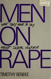 Cover of: Men on rape by Timothy Beneke