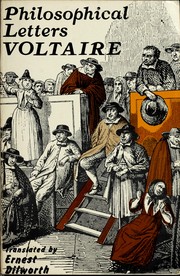 Cover of: Philosophical letters. by Voltaire