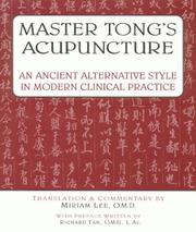 Cover of: Master Tong's acupuncture