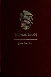 Cover of: Thomas Mann.