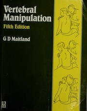 Cover of: Vertebral manipulation