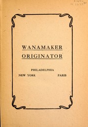 Cover of: The Wanamaker primer on Abraham Lincoln by John Wanamaker