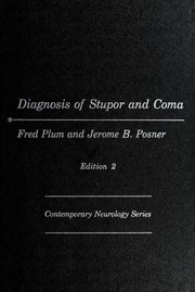 Cover of: The diagnosis of stupor and coma