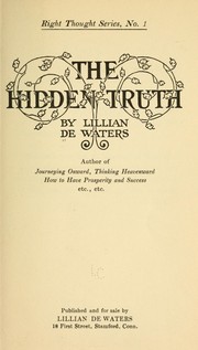 Cover of: The hidden truth