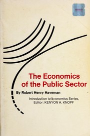 Cover of: The economics of the public sector