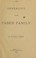 Cover of: The genealogy of the Taber family