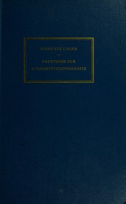 Cover of: Bausteine zur Kinderpsycholtherapie und Kindertiefenpsychologie.