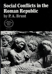 Social conflicts in the Roman Republic by P. A. Brunt