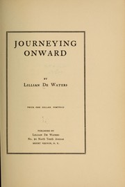 Cover of: Journeying onward