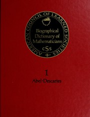 Cover of: Biographical dictionary of mathematicians by 