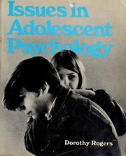 Cover of: Issues in adolescent psychology.