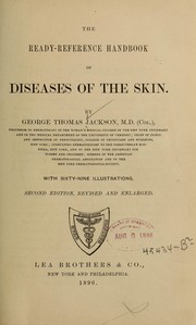 Cover of: The ready-reference handbook of diseases of the skin