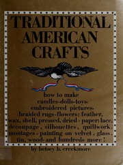 Cover of: Traditional American crafts