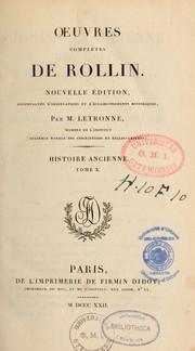 Cover of: Oeuvres complètes