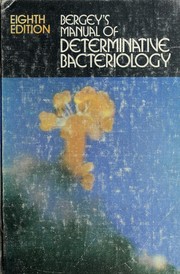 Cover of: Bergey Manual Bacteriology 8e