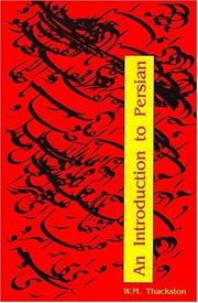 Cover of: An introduction to Persian