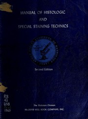 Manual of histologic and special staining technics by Armed Forces Institute of Pathology (U.S.)